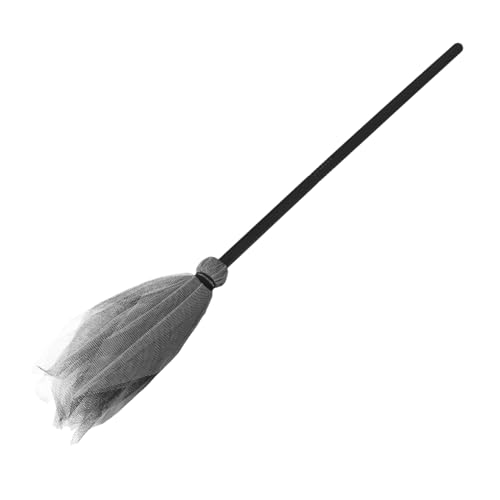 Homoyoyo Halloween Witch Broom Mesh Broom Toys for Boys and Girls Adults Creative Costumes Accessory